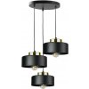 Keter Lighting Závesný luster na lankách IGNIA 3xE27/60W/230V čierna/zlatá 3398 + záruka 3 roky zadarmo Keter Lighting Závesný luster na lankách IGNIA 3xE27/60W/230V čierna/zlatá 3398 + záruka 3 roky zadarmo
