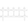 Ohrada Gardens F755, 64x34 cm, plastová, biela, mini dekoračný plot, bal. 5 ks Ohrada Gardens F755, 64x34 cm, plastová, biela, mini dekoračný plot, bal. 5 ks