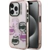 Karl Lagerfeld IML Multi K&CH Heads kryt pre iPhone 15 Pro, ružový 57983125088