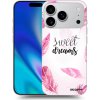 Picasee silikónový čierny obal pre Apple iPhone 17 Pro - Sladké sny Picasee silikónový čierny obal pre Apple iPhone 17 Pro - Sladké sny