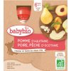 3+1 zadarmo - Babybio vrecko jablko hruška broskyňa 4 x 90 g - Jablko, Broskyňa, Hruška 3+1 zadarmo - Babybio vrecko jablko hruška broskyňa 4 x 90 g - Jablko, Broskyňa, Hruška