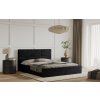 FRONTI Posteľ TIVOLI 160x200 čierna s úložným priestorom FRONTI Posteľ TIVOLI 160x200 čierna s úložným priestorom