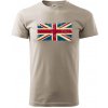 Britská vlajka stará - Klasické pánske tričko vyššej gramáže - 4XL ( Ľadovo sivá ) Britská vlajka stará - Klasické pánske tričko vyššej gramáže - 4XL ( Ľadovo sivá )