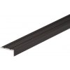 Cezar Profil AL schodový 25x10 mm elox Bronz tmavý 2,7 m