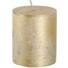 Provence Rustikálna sviečka 7cm zlatá Provence Rustikálna sviečka 7cm zlatá