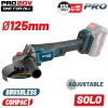 BORMANN Pro Akumulátorová bezkefová uhlová brúska BORMANN Pro BBP3650, 20V, 125 mm (BBP3650) BORMANN Pro Akumulátorová bezkefová uhlová brúska BORMANN Pro BBP3650, 20V, 125 mm (BBP3650)