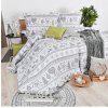 Vianočné bavlnené obliečky Eleonora sivé EMI, Predĺžený set jednolôžko obsahuje 1x 140x220 + 1x 70x90 Vianočné bavlnené obliečky Eleonora sivé EMI, Predĺžený set jednolôžko obsahuje 1x 140x220 + 1x 70x90