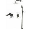 Súprava sprchová súprava Omnires Slide SYSSL12GR, umývadlová batéria Omnires Slide SL7715GR Súprava sprchová súprava Omnires Slide SYSSL12GR, umývadlová batéria Omnires Slide SL7715GR