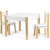 Eco Toys set stôl a 2 stoličky Eco Toys set stôl a 2 stoličky