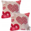 decoDoma AMORE 45 x 45 cm 2ks decoDoma AMORE 45 x 45 cm 2ks