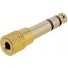Redukcia 6,35 mm na 3,5 mm Jack, stereo, pozlátený Redukcia 6,35 mm na 3,5 mm Jack, stereo, pozlátený