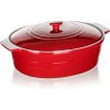 Banquet Forma zapekacia oválna s pokrievkou Culinaria Red 3,6 l, 3,6 l Banquet Forma zapekacia oválna s pokrievkou Culinaria Red 3,6 l, 3,6 l