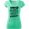 1966 v kocke Dámske tričko Pure Mätová