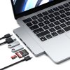 AppleMix SATECHI Pro Slim HUB / Switch pre Apple MacBook - USB-C - strieborný AppleMix SATECHI Pro Slim HUB / Switch pre Apple MacBook - USB-C - strieborný