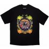 Fleetwood Mac tričko Circle Floral Logo Black