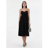ORSAY Čierne dámske midi šaty s aplikáciou 42 ORSAY Čierne dámske midi šaty s aplikáciou 42