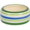 TRIXIE Miska keramická pre králika zelená pruhovaná 500 ml TRIXIE Miska keramická pre králika zelená pruhovaná 500 ml