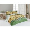 Matějovský obliečky hry v lete Bavlna deluxe digital rozprávka zelená sivá 140x200 70x90