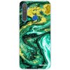Picasee silikónový prehľadný obal pre Realme 5 - Green Gold Picasee silikónový prehľadný obal pre Realme 5 - Green Gold