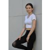 Bambusový croptop - S, biela Bambusový croptop - S, biela