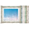Fototapeta na stenu - FT2685 - Drevená stena – okno 350x250cm - Vlies 110gr Fototapeta na stenu - FT2685 - Drevená stena – okno 350x250cm - Vlies 110gr