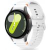 Tech-Protect Silicone Sport remienok na Samsung Galaxy Watch 4 / 5 / 5 Pro / 6 / 7 / FE, white Tech-Protect Silicone Sport remienok na Samsung Galaxy Watch 4 / 5 / 5 Pro / 6 / 7 / FE, white