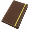 Kožený obal na diár Moleskine XL 25 x 19 cm - koža hnedá Nubuk