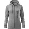 Hory bicykel úsmev - Mikina dámska trendy zipper s kapucňou - XS ( Tmavosivý melír ) Hory bicykel úsmev - Mikina dámska trendy zipper s kapucňou - XS ( Tmavosivý melír )