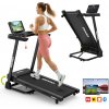 ZIPRO Luma Sklopný bežecký pás so sklonom – Elektrický bežecký pás pre domáce použitie 12 km/h Domáci trenažér Fitness zariadenie Kinomap App Modrátooth ZIPRO Luma Sklopný bežecký pás so sklonom – Elektrický bežecký pás pre domáce použitie 12 km/h Domáci trenažér Fitness zariadenie Kinomap App Modrátooth