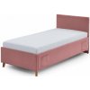 Ružová čalúnená detská posteľ s úložným priestorom s roštom 90x200 cm Cool – Meise Möbel Ružová čalúnená detská posteľ s úložným priestorom s roštom 90x200 cm Cool – Meise Möbel