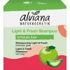alviana Naturkosmetik Tuhý šampón s bio jablkom a bio aloe vera - 60 g alviana Naturkosmetik Tuhý šampón s bio jablkom a bio aloe vera - 60 g