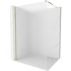 Mexen Kioto sprchová stena Walk-in 70 x 200 cm, mrazené sklo 8 mm, zlatá - 800-070-101-50-30 Mexen Kioto sprchová stena Walk-in 70 x 200 cm, mrazené sklo 8 mm, zlatá - 800-070-101-50-30