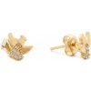 Zlaté napichovacie náušnice ANJELIK so zirkónmi Zlaté napichovacie náušnice ANJELIK so zirkónmi