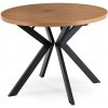 Mebel Elite Stôl LUKAS, rozkladací 100-250 cm dub zlatý/čierna Mebel Elite Stôl LUKAS, rozkladací 100-250 cm dub zlatý/čierna