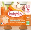 BABYBIO Mrkva, tekvica a jablká s kačacím mäsom (2x200g) BABYBIO Mrkva, tekvica a jablká s kačacím mäsom (2x200g)
