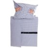 Kanafas posteľná bielizeň Simon grid + melir - prikrývka 140x200 + vankúš 70x90 Kanafas posteľná bielizeň Simon grid + melir - prikrývka 140x200 + vankúš 70x90