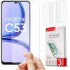 Hybridné sklo ArmorShield pre realme C53 3 ks Hybridné sklo ArmorShield pre realme C53 3 ks