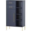 Skriňa Highboard Möbelpartner Kent nočná modrá 67,1 x 117,4 x 33,1 cm Skriňa Highboard Möbelpartner Kent nočná modrá 67,1 x 117,4 x 33,1 cm