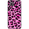 Picasee silikónový čierny obal pre Realme 8 4G - Pink Tiger Picasee silikónový čierny obal pre Realme 8 4G - Pink Tiger