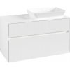 VILLEROY & BOCH Collaro závesná skrinka pod umývadlo na dosku (umývadlo vpravo), 2 zásuvky, s LED osvetlením, 1000 x 500 x 548 mm, White Matt, C111B0MS VILLEROY & BOCH Collaro závesná skrinka pod umývadlo na dosku (umývadlo vpravo), 2 zásuvky, s LED osvetlením, 1000 x 500 x 548 mm, White Matt, C111B0MS