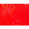 Umelá kožušina, červená, 45 mm vlas metráž: min. 0,2 bm Umelá kožušina, červená, 45 mm vlas metráž: min. 0,2 bm