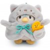 Nici plyšový MyMochi Tučniak Waddle v kostýme mačičky 8 cm Nici plyšový MyMochi Tučniak Waddle v kostýme mačičky 8 cm