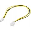 PremiumCord kabel napájecí prodluž. P4(4piny) 34cm, KN-17 PremiumCord kabel napájecí prodluž. P4(4piny) 34cm, KN-17