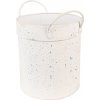 Kovová dekorácia kvetináča - vedierka v bielom farebnom prevedení v ošúchanom štýle s dvomi uškami 21 x 18 x 23 cm Clayre & Eef 44011 Kovová dekorácia kvetináča - vedierka v bielom farebnom prevedení v ošúchanom štýle s dvomi uškami 21 x 18 x 23 cm Clayre & Eef 44011