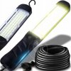 LED Dielenská pracovná lampa BATERKA kanálové prenosné na kábli 230V HÁK LED Dielenská pracovná lampa BATERKA kanálové prenosné na kábli 230V HÁK