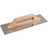 Hladítko Strend Pro Premium, HardWood, drevená rúčka, 270x130 mm, rovné, 0,7 mm, nerez