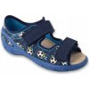 Befado detské papuče na suchý zips modré, veľkosť 29 Befado detské papuče na suchý zips modré, veľkosť 29