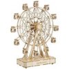Robotime Drevené 3D mechanické puzzle Hracia skrinka Ruské koleso 232 ks Robotime Drevené 3D mechanické puzzle Hracia skrinka Ruské koleso 232 ks