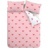 Ružové obliečky na dvojlôžko 200x200 cm Dotty Bows – Sassy B Ružové obliečky na dvojlôžko 200x200 cm Dotty Bows – Sassy B
