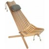 EcoFurn Lilli Drevené záhradné skladacie kreslo s vankúšom, jelša, natural olej EcoFurn Lilli Drevené záhradné skladacie kreslo s vankúšom, jelša, natural olej
